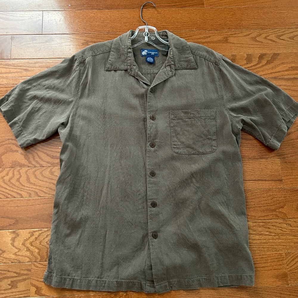 Caribbean Joe button down men’s shirt, ***